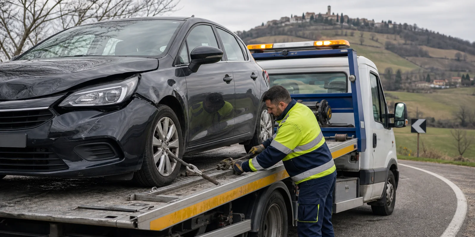 Recupero auto incidentate a Cesena